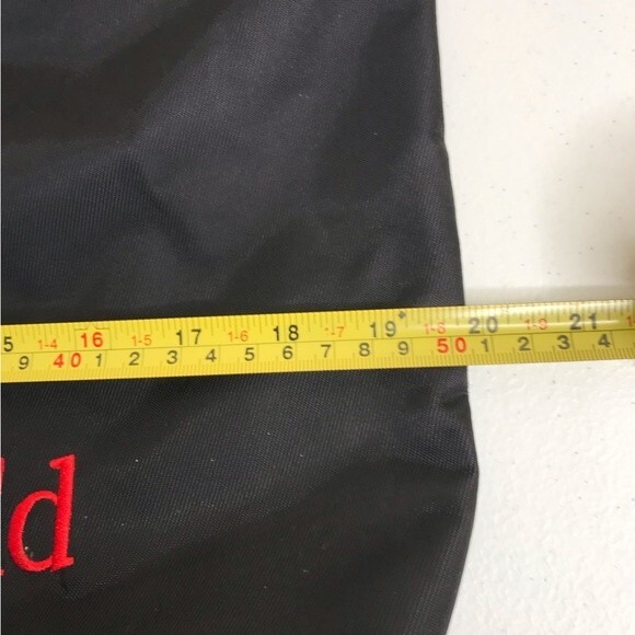 Walt Disney World Embroidered Mickey Mouse Head Outline Black Tote Bag Top Zip - Picture 12 of 15